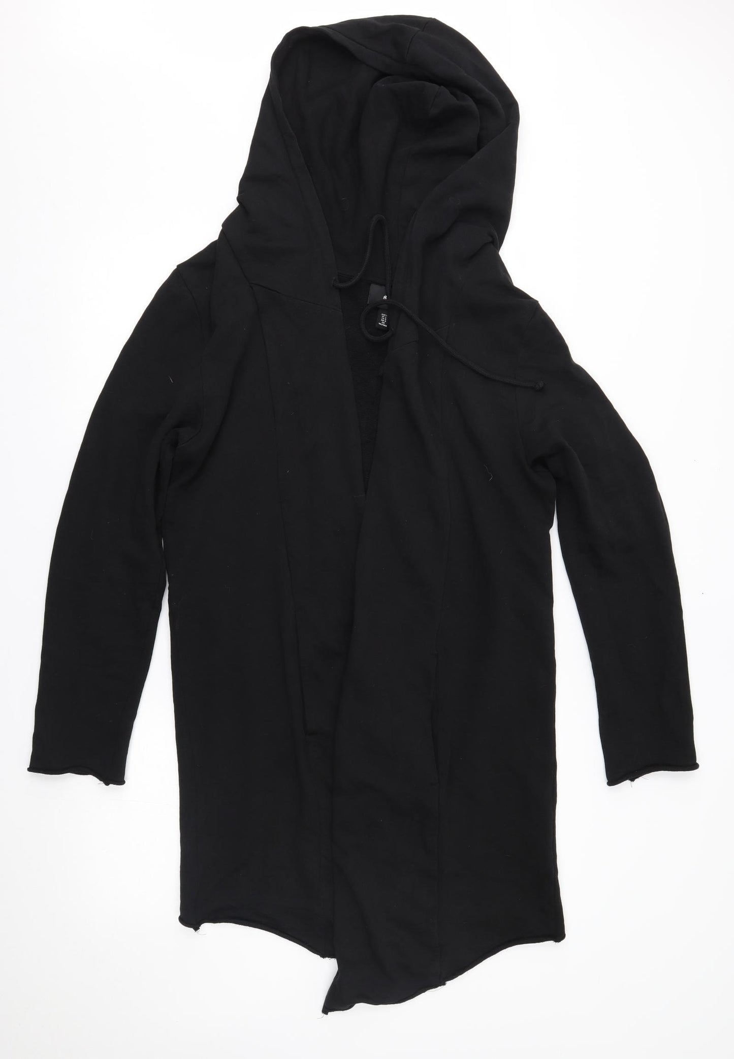 H&M Womens Black   Cardigan Hoodie Size L
