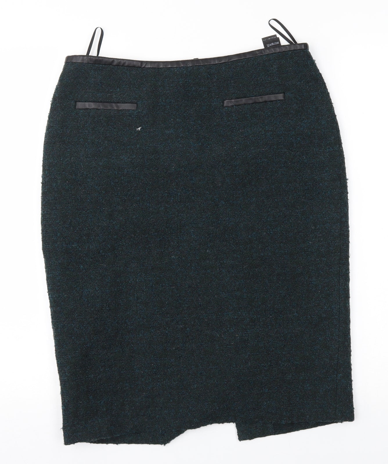 M&S Womens Green   Straight & Pencil Skirt Size 12