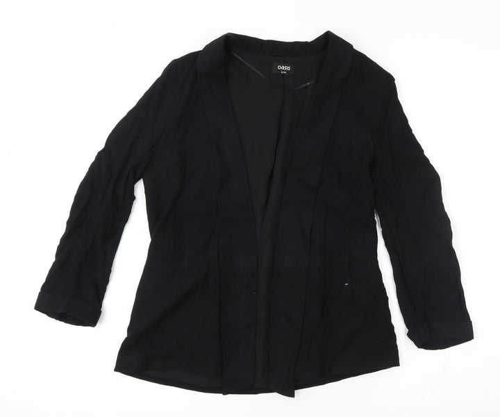 Oasis Womens Black Cardigan Jumper Size 8
