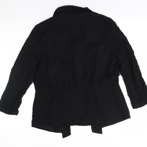 Oasis Womens Black   Cardigan Jumper Size 8