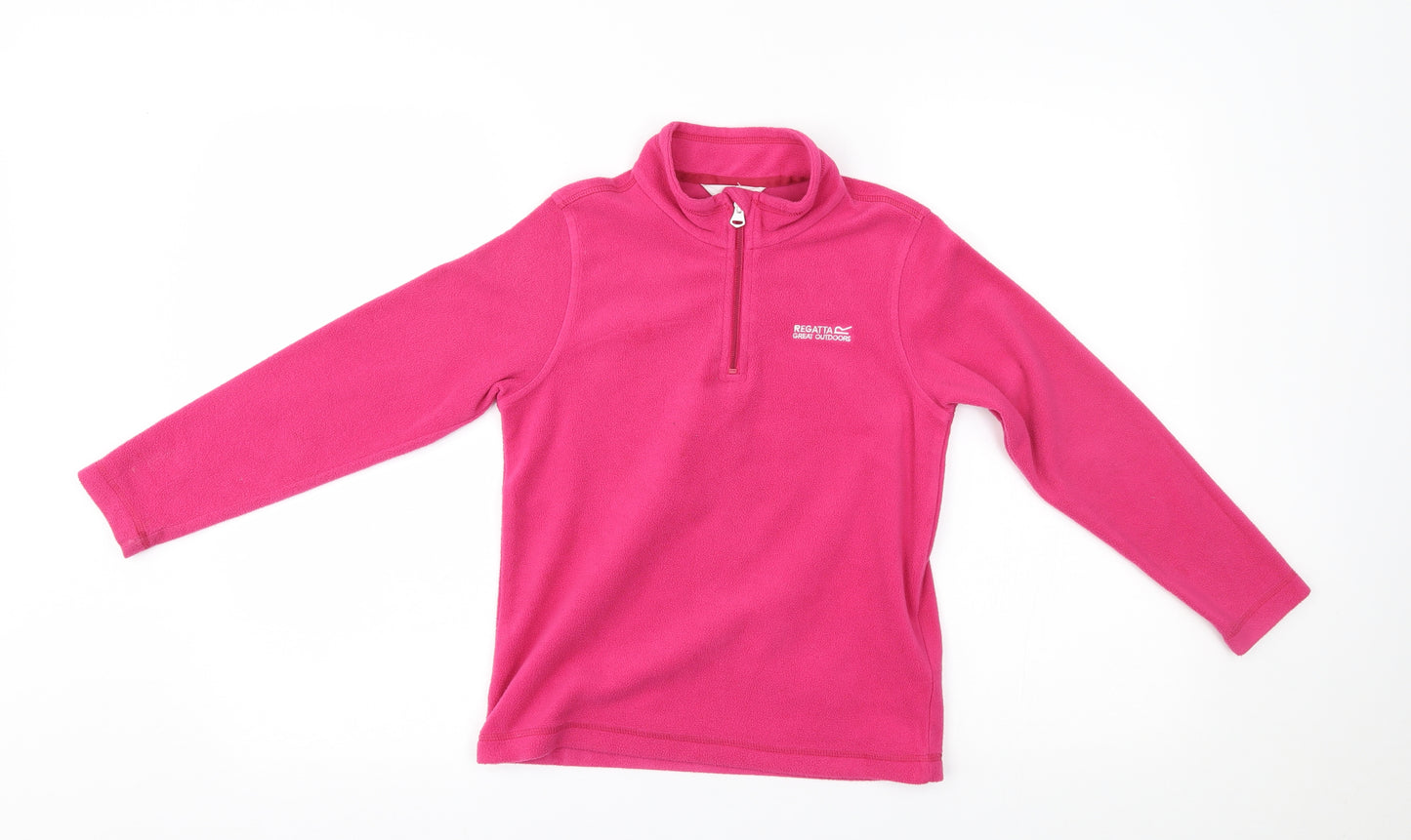 Regatta Girls Pink   Pullover Sweatshirt Size 9-10 Years