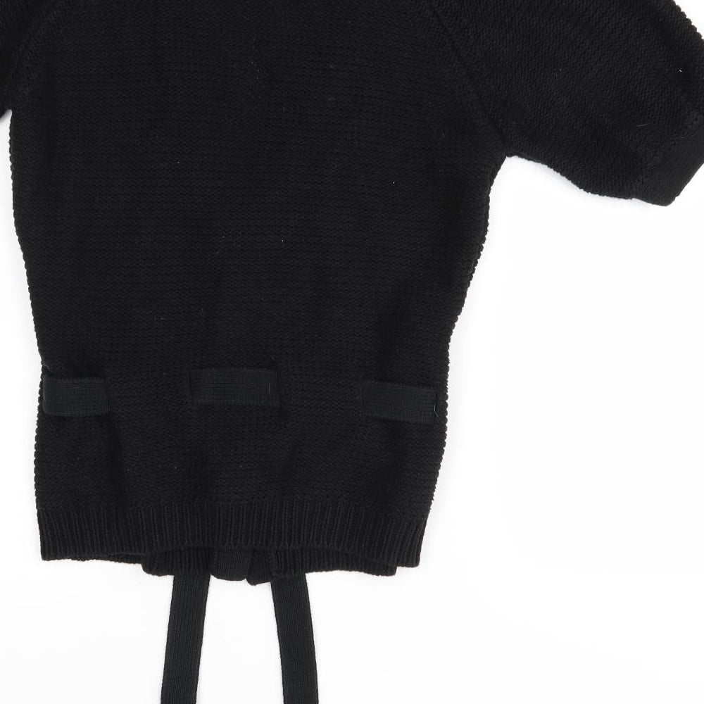 Papaya Womens Black   Cardigan Jumper Size 12  -
