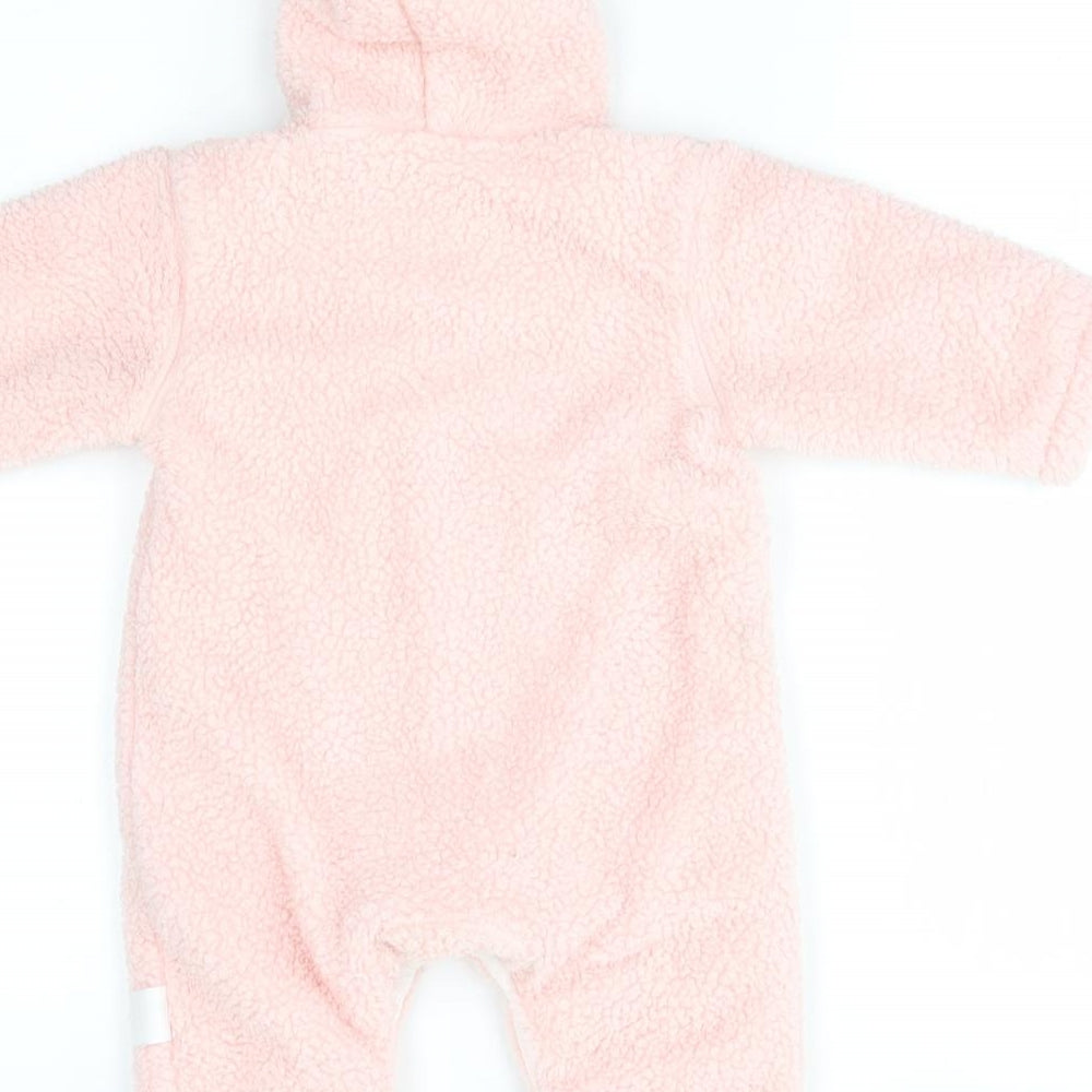 Preworn Baby Pink   Babygrow One-Piece Size 9-12 Months