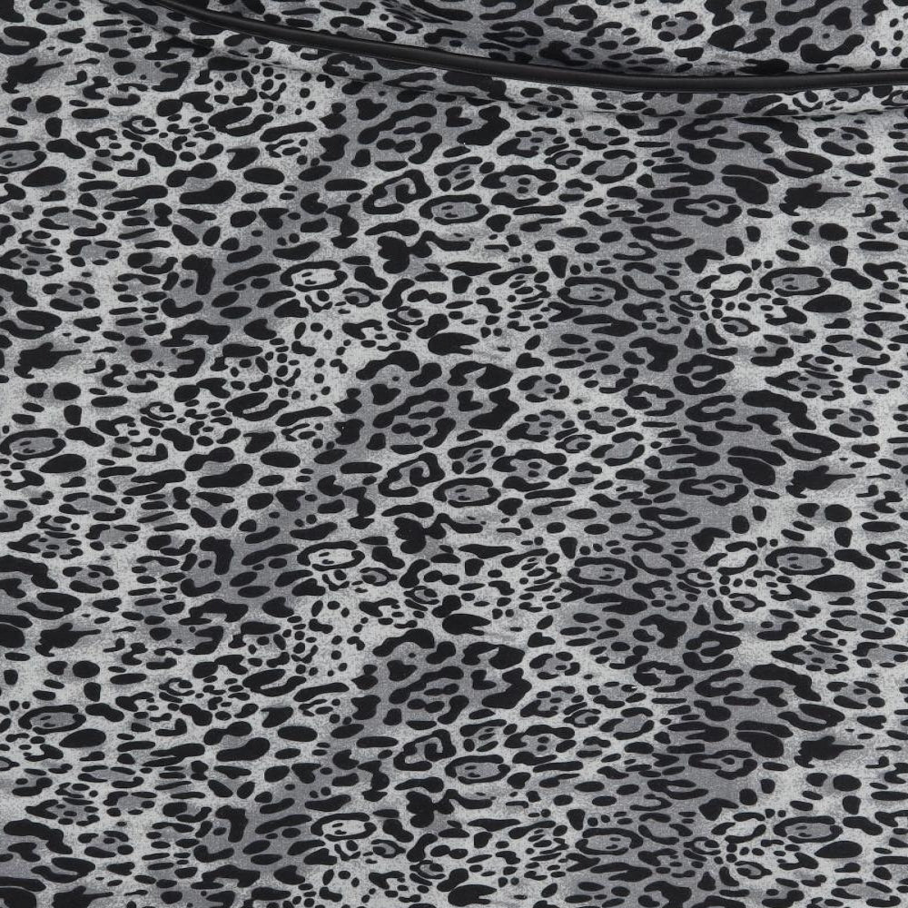 Maya Womens Grey Animal Print   Coatigan One Size  - sleeveless