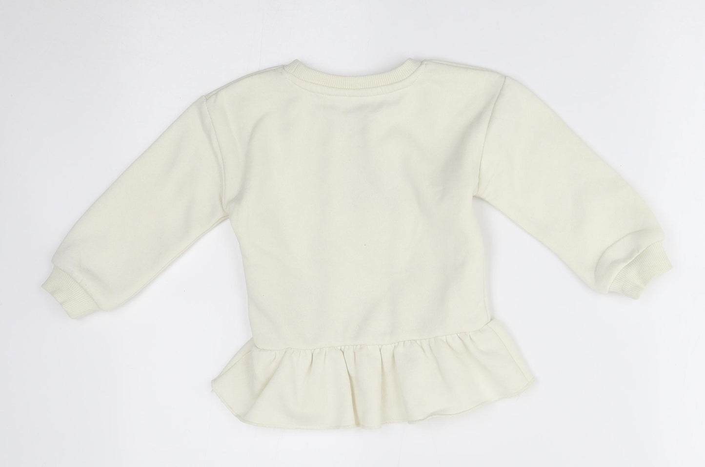 Primark Girls Ivory   Pullover Jumper Size 2-3 Years  - Disney minnie mouse