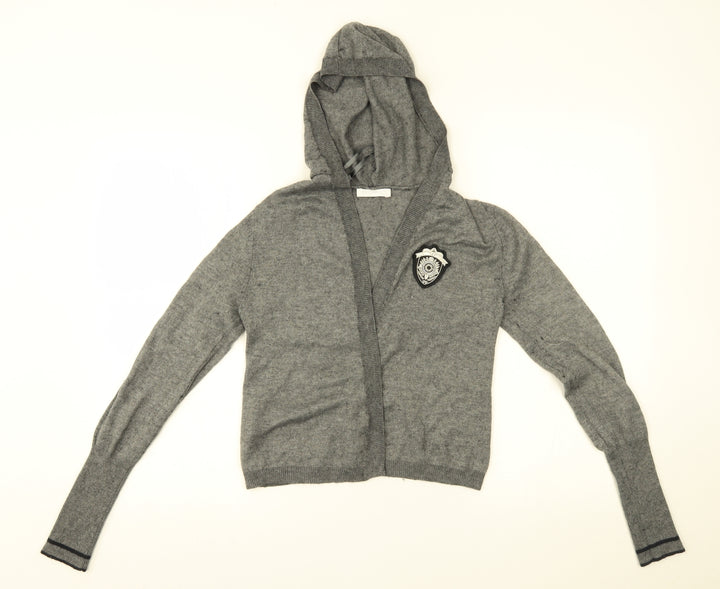 Promod Womens Grey Cardigan Jumper Size S - badge