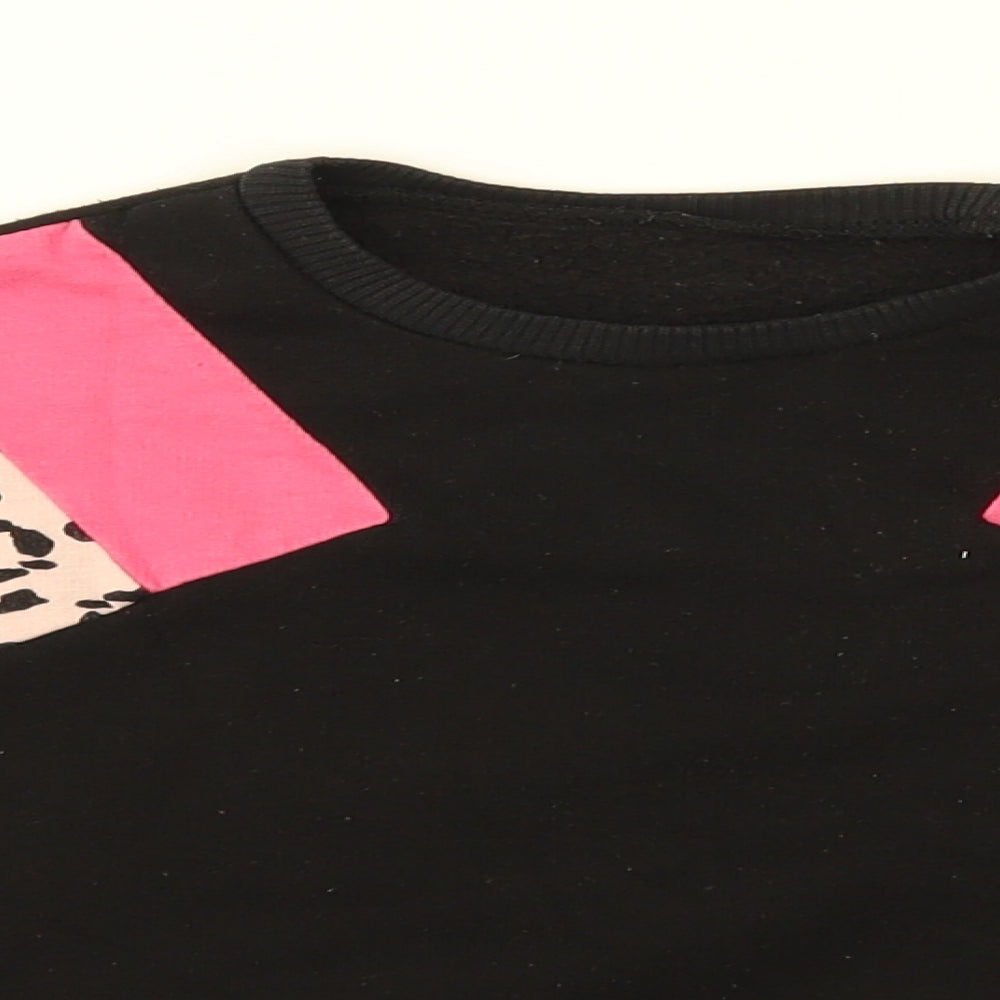 Matalan Girls Black   Pullover Jumper Size 2-3 Years