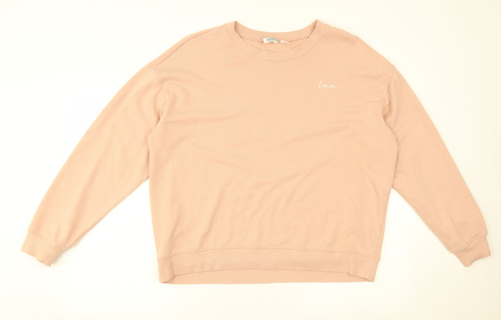 H&M Womens Pink   Pullover Jumper Size XL