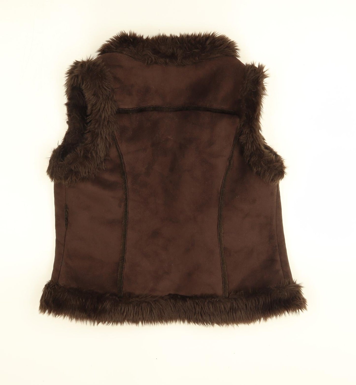 Beauty angel Womens Brown   Gilet Jacket Size 12
