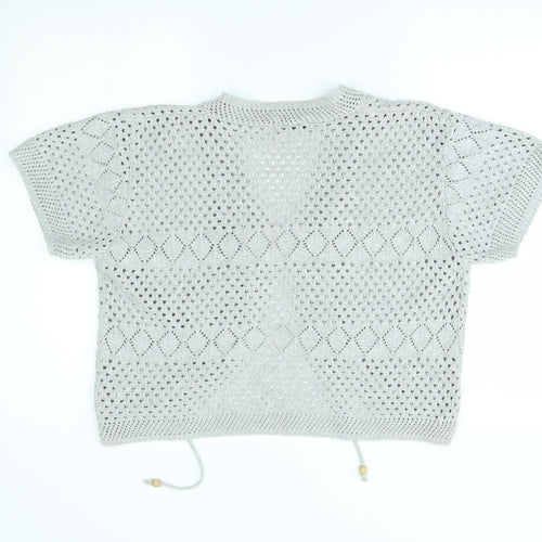 CHIC Womens Grey   Shrug Jumper Size M