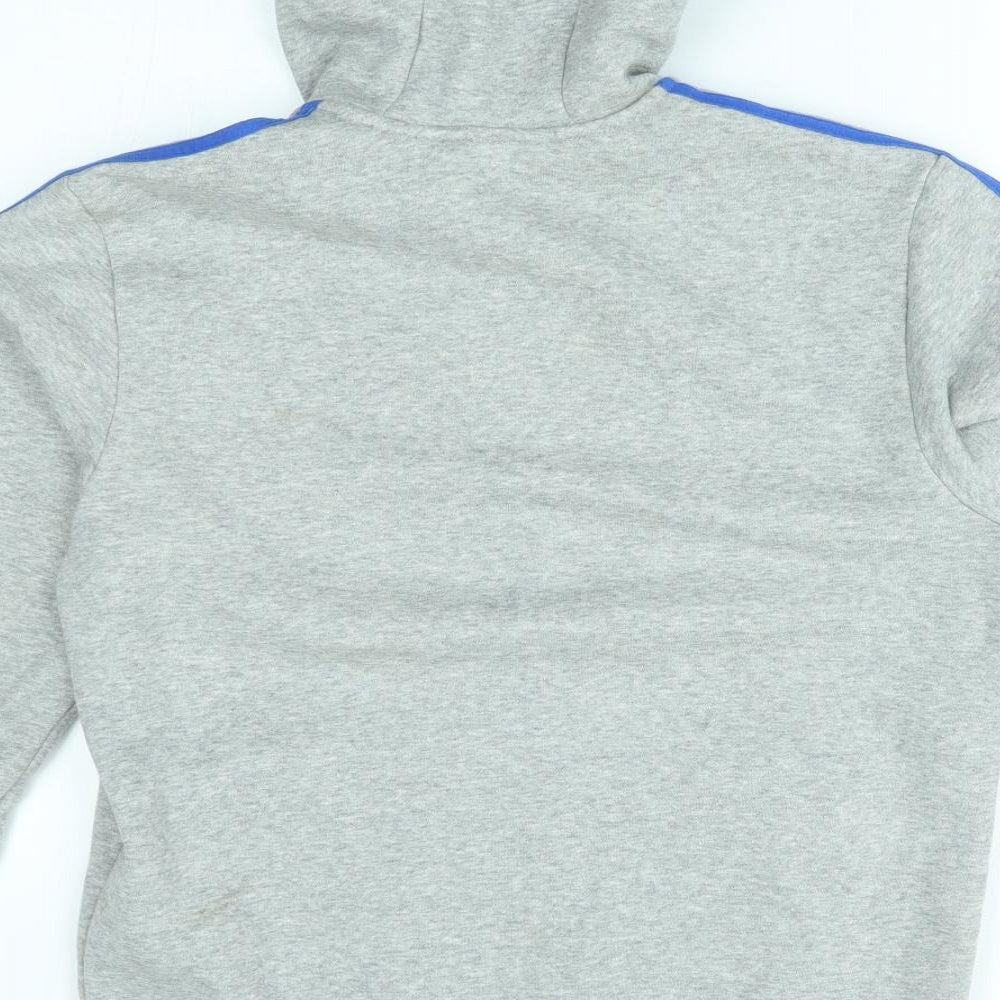 adidas Mens Grey   Full Zip Hoodie Size M