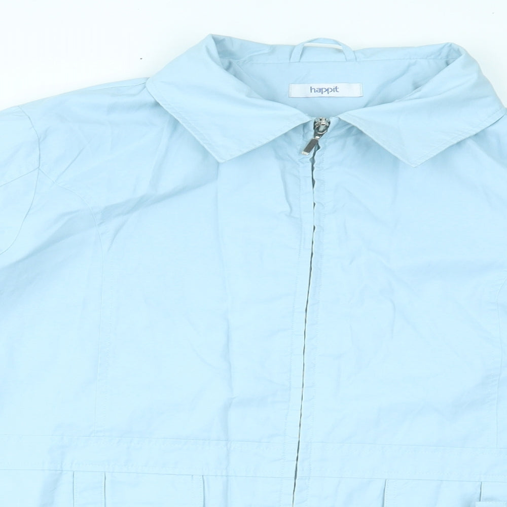 happit Womens Blue   Jacket  Size M