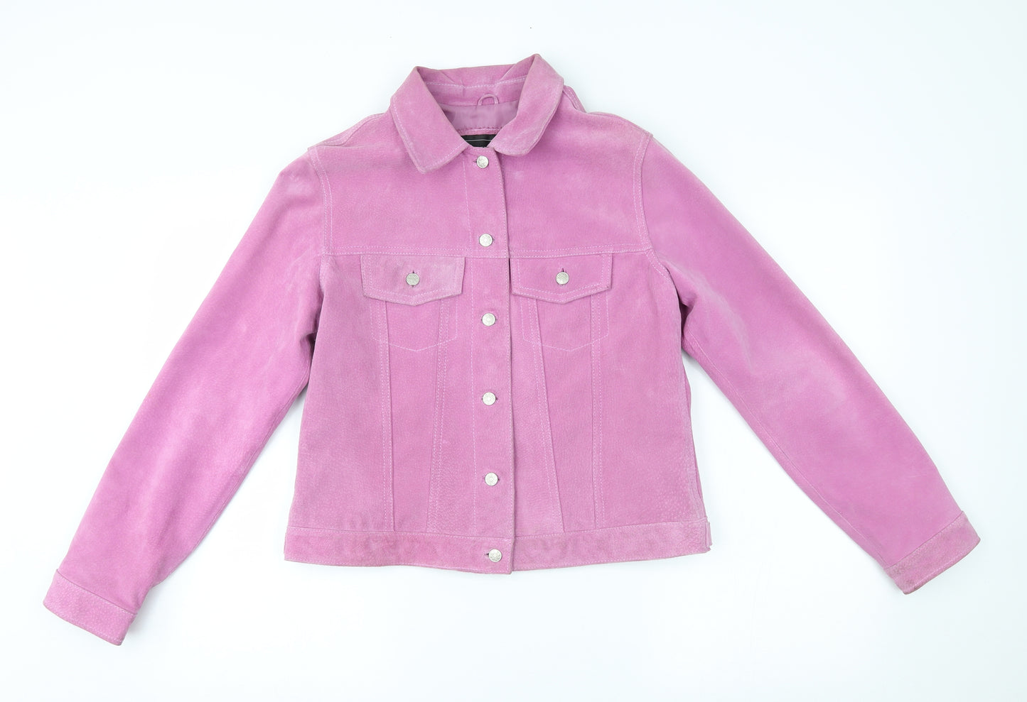 Milan Womens Pink   Biker Jacket Size 14