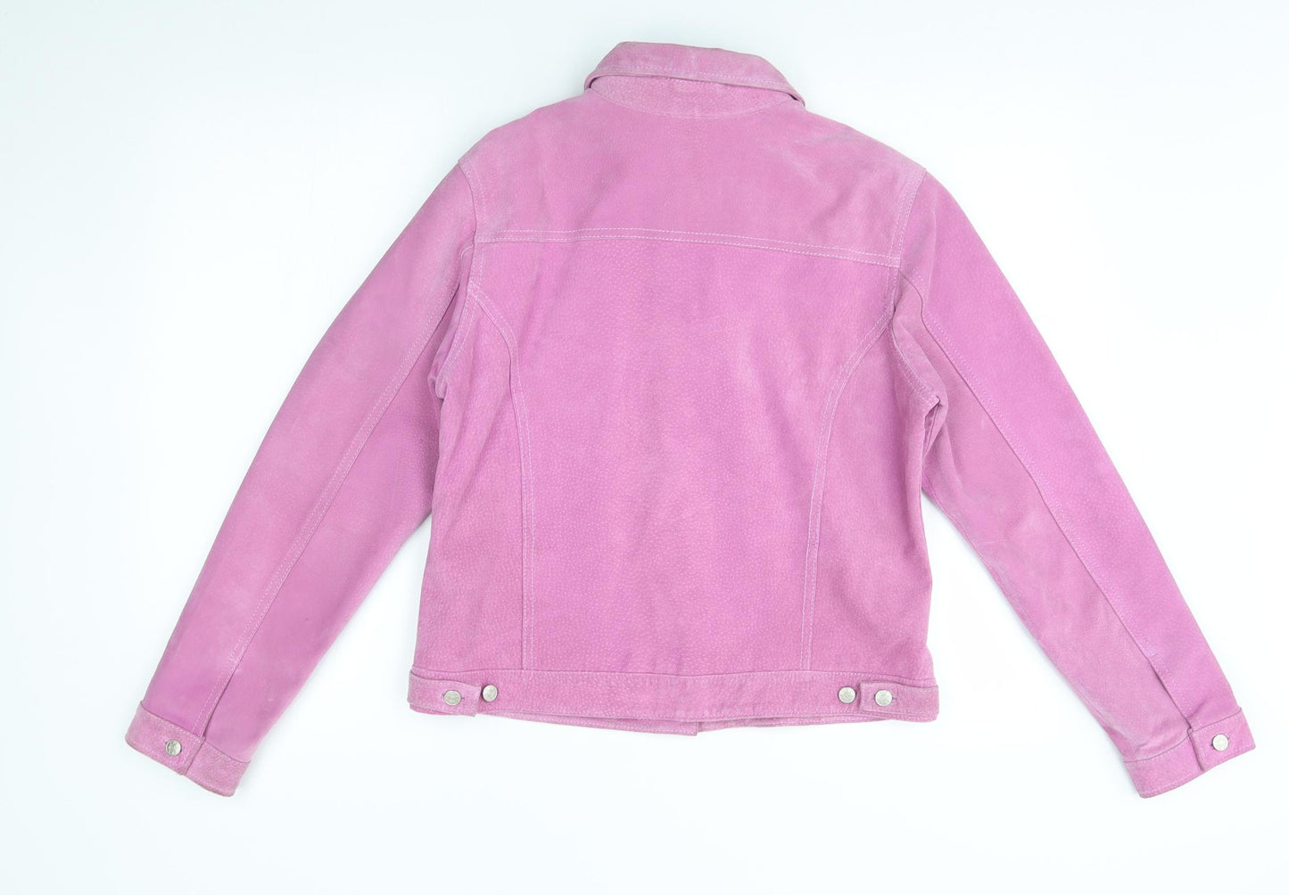 Milan Womens Pink   Biker Jacket Size 14