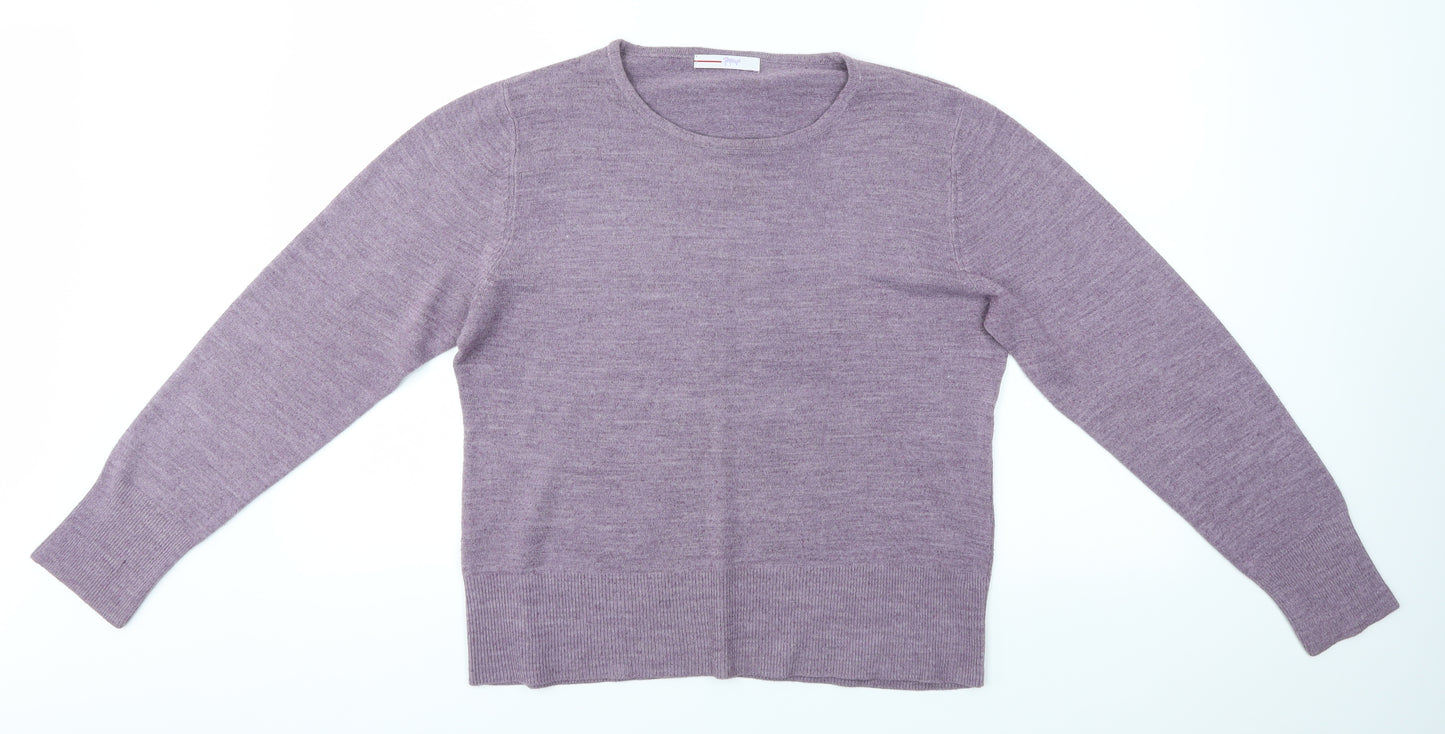Matalan Womens Purple   Pullover Jumper Size 18