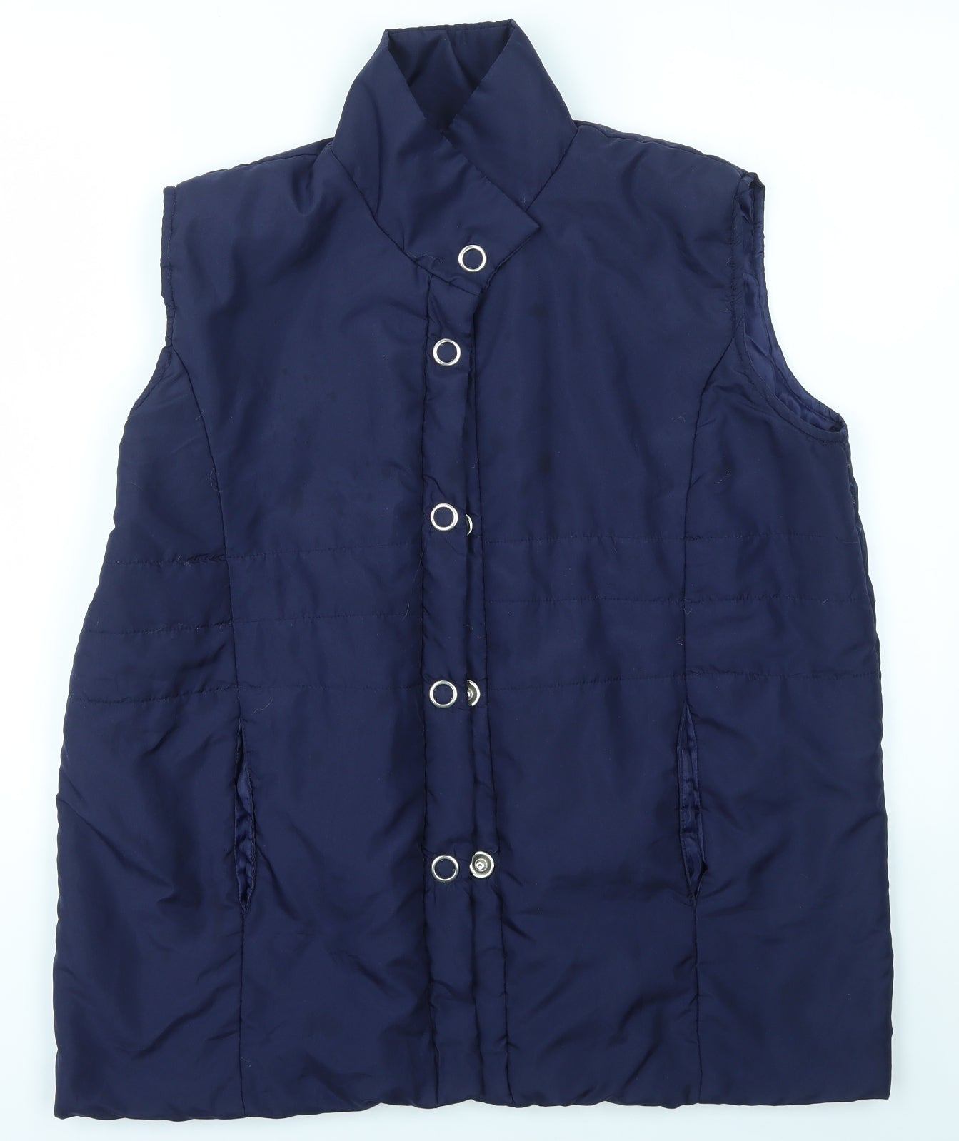 Preworn Womens Blue   Gilet Coat Size L