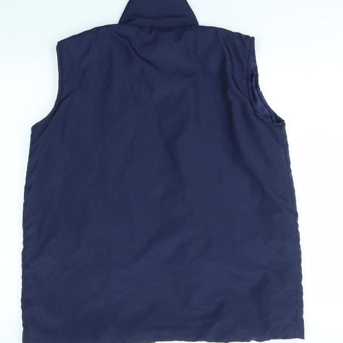Preworn Womens Blue   Gilet Coat Size L