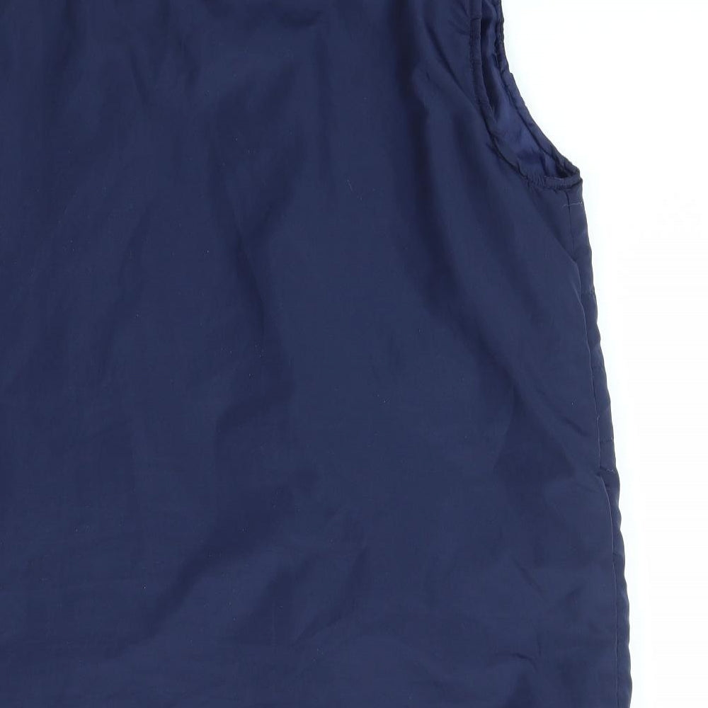 Preworn Womens Blue   Gilet Coat Size L