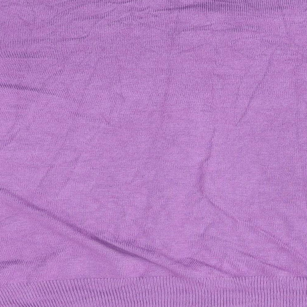 M&S Womens Purple   Cardigan Jumper Size XS