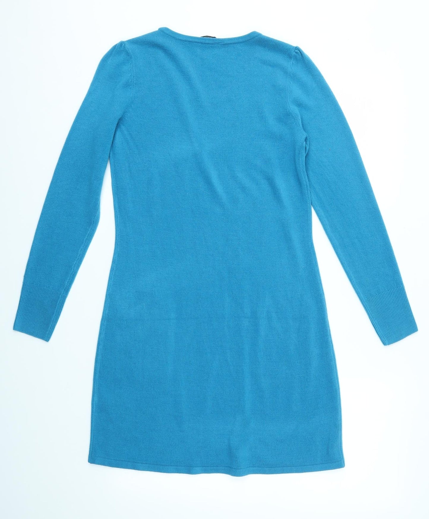 F&F Womens Blue   Jumper Dress  Size 8