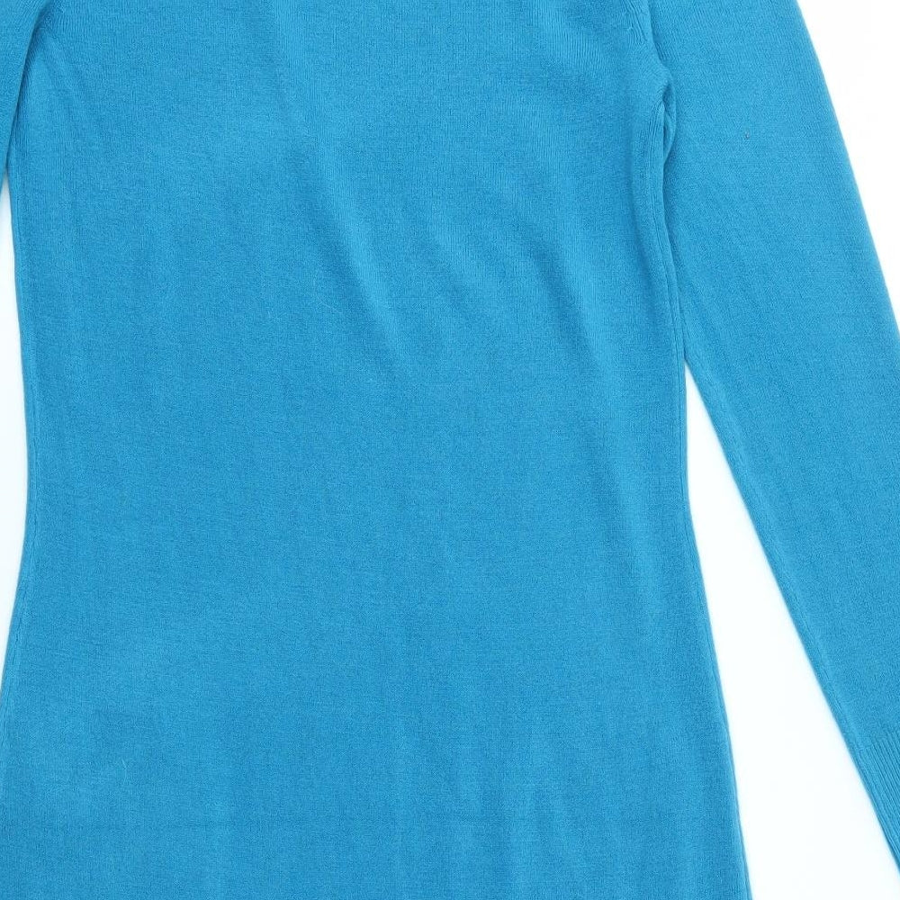 F&F Womens Blue   Jumper Dress  Size 8