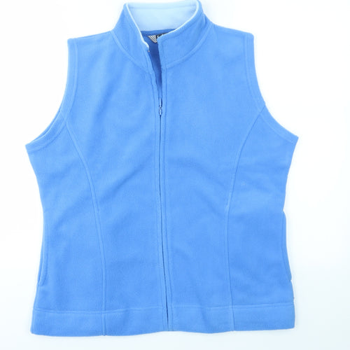 ISLE Womens Blue   Full Zip Jumper Size 14