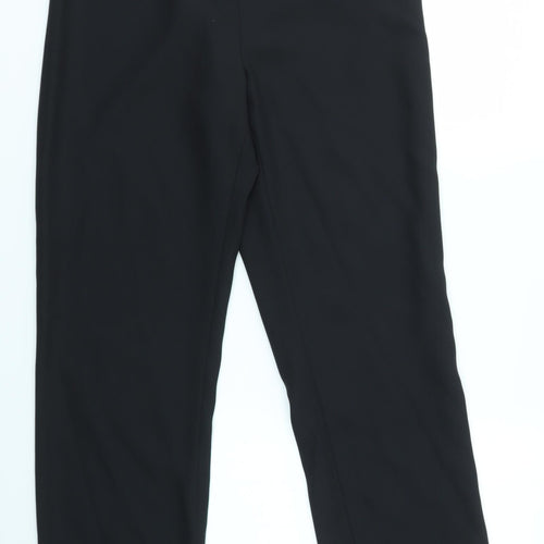 WARP AND WEFT Womens Black   Dress Pants Trousers Size 12 L30 in