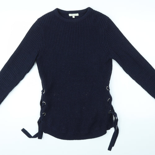 Peacocks Womens Blue   Pullover Jumper Size S