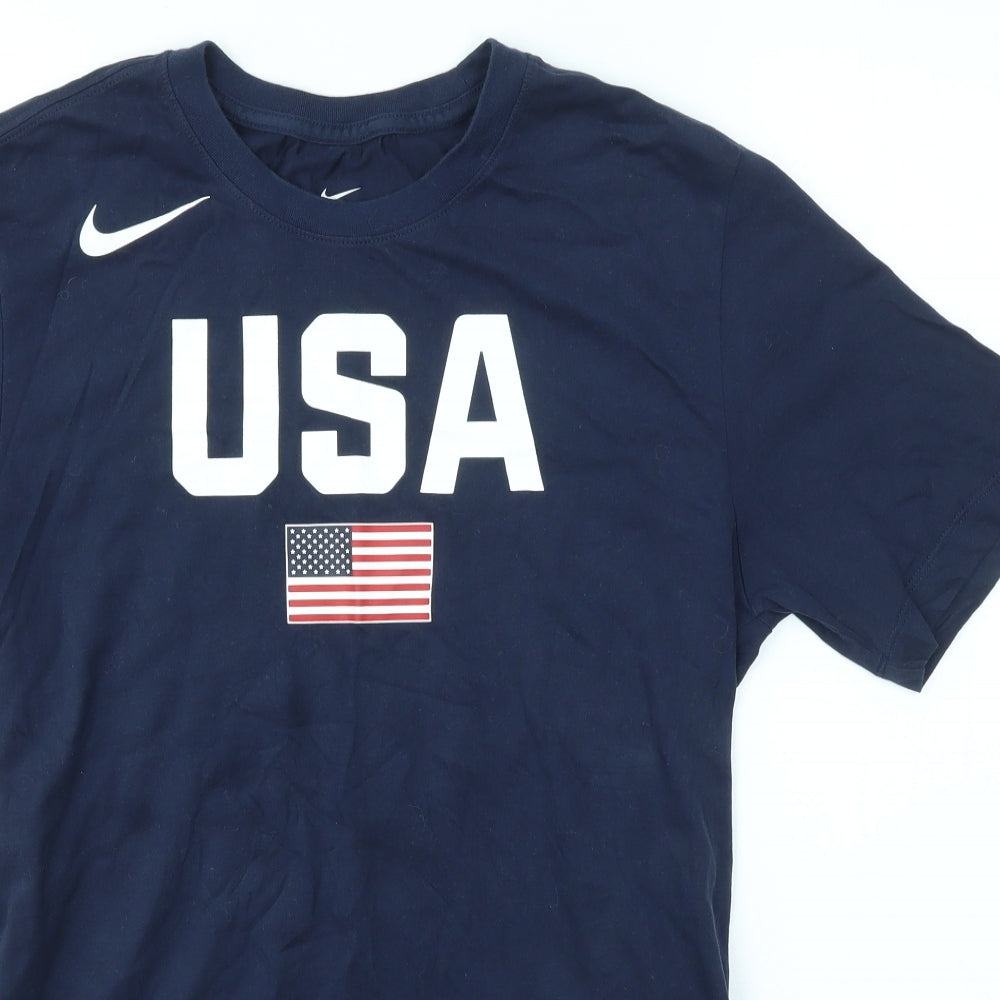 Nike Mens Blue    T-Shirt Size S  - USA