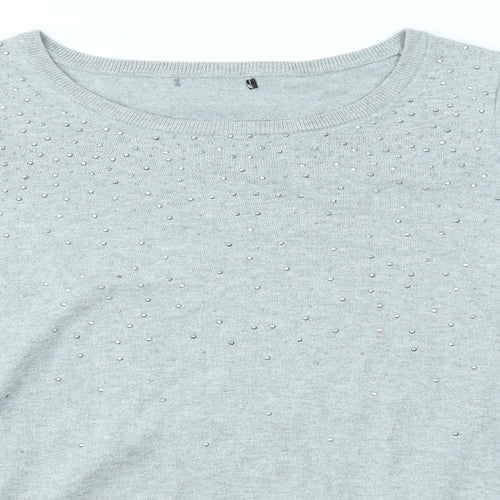 Preworn Womens Grey   Pullover Jumper Size S