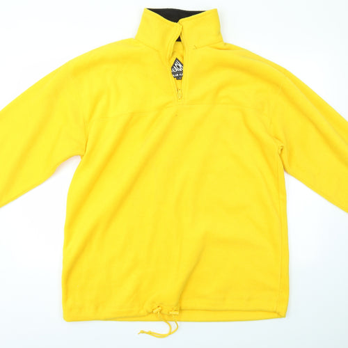 REACH POLAR FLEECE Mens Yellow   Pullover Jumper Size L