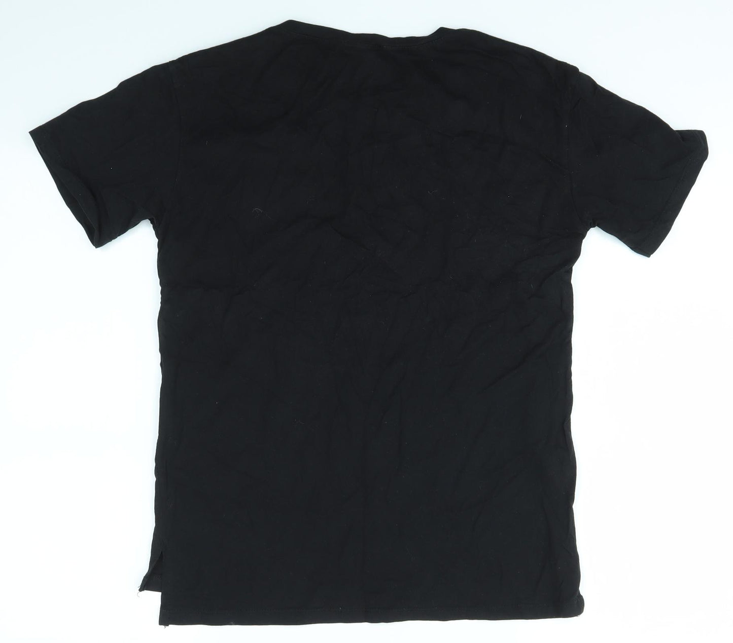 QUMRU Womens Black   Basic T-Shirt Size M