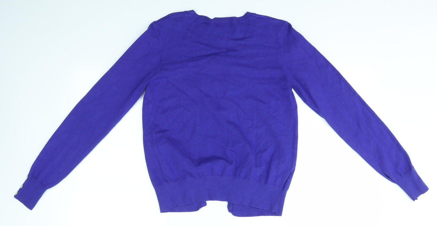 Matalan Womens Blue   Cardigan Jumper Size 10