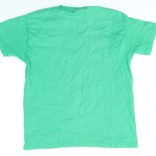 Fruit of the Loom Boys Green   Basic T-Shirt Size 9-10 Years