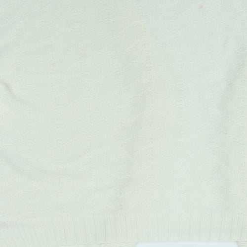 Preworn Womens Ivory   Cardigan Jumper Size L