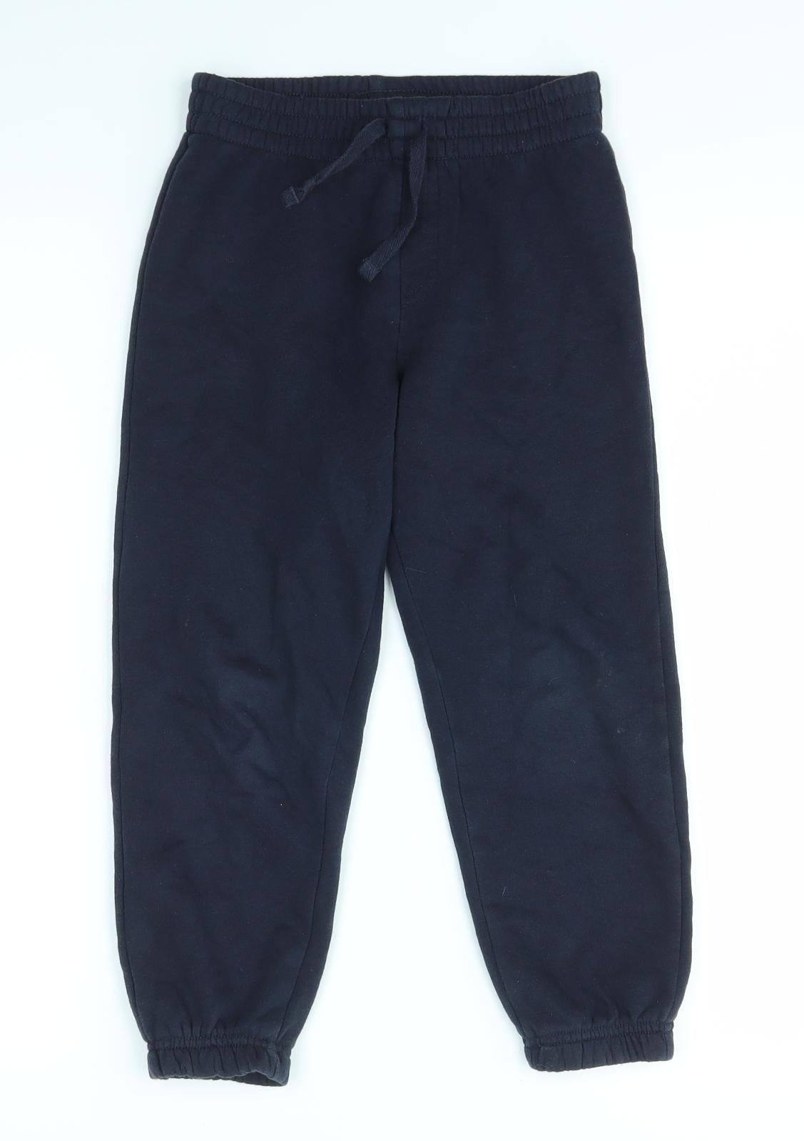 TU Boys Blue   Jogger Trousers Size 6 Years - SCHOOL