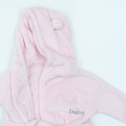 BABYTOWN Girls Pink Solid   Robe Size 6-9 Months  - DAISY