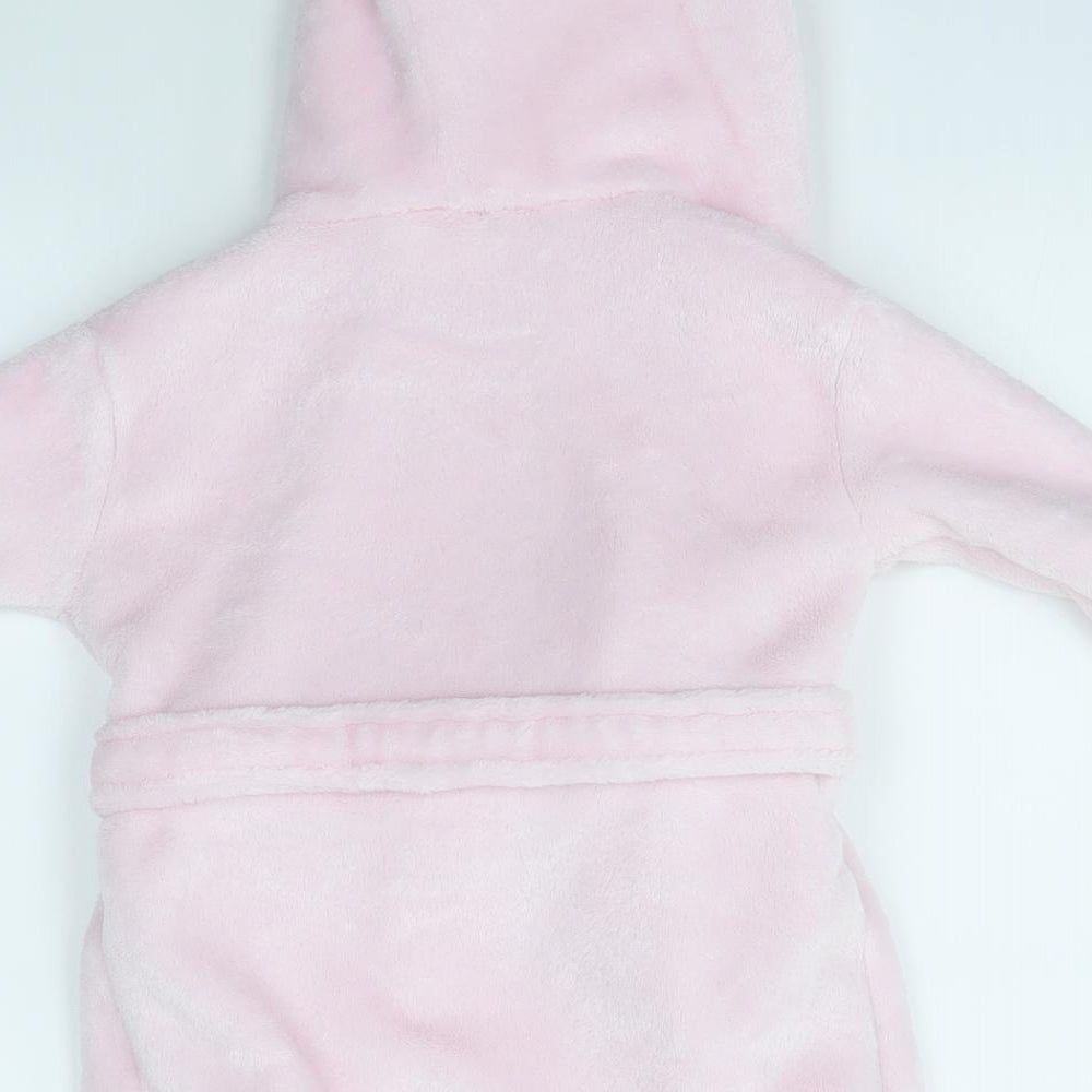 BABYTOWN Girls Pink Solid   Robe Size 6-9 Months  - DAISY