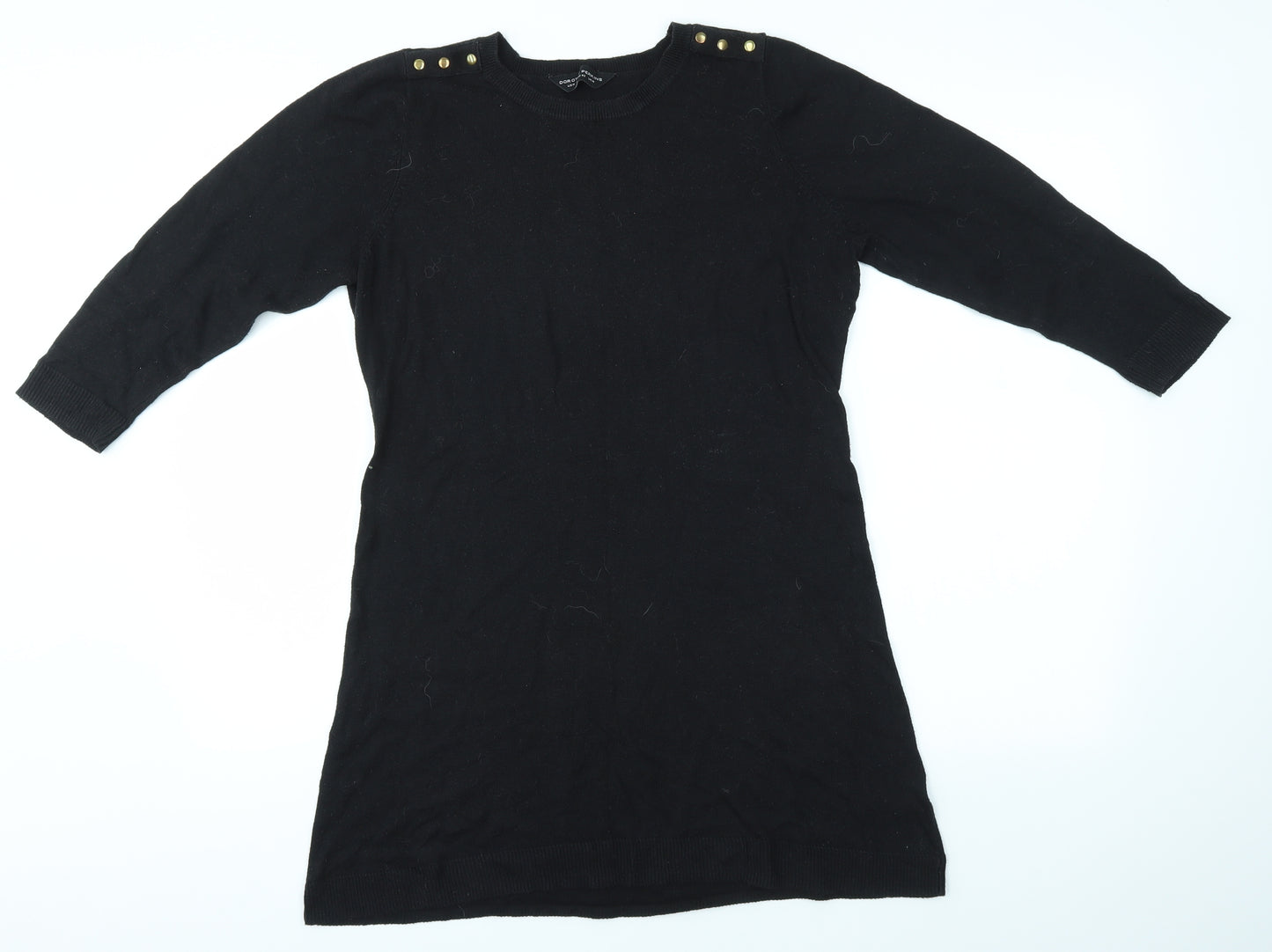 Dorothy Perkins Womens Black   Jumper Dress  Size 14