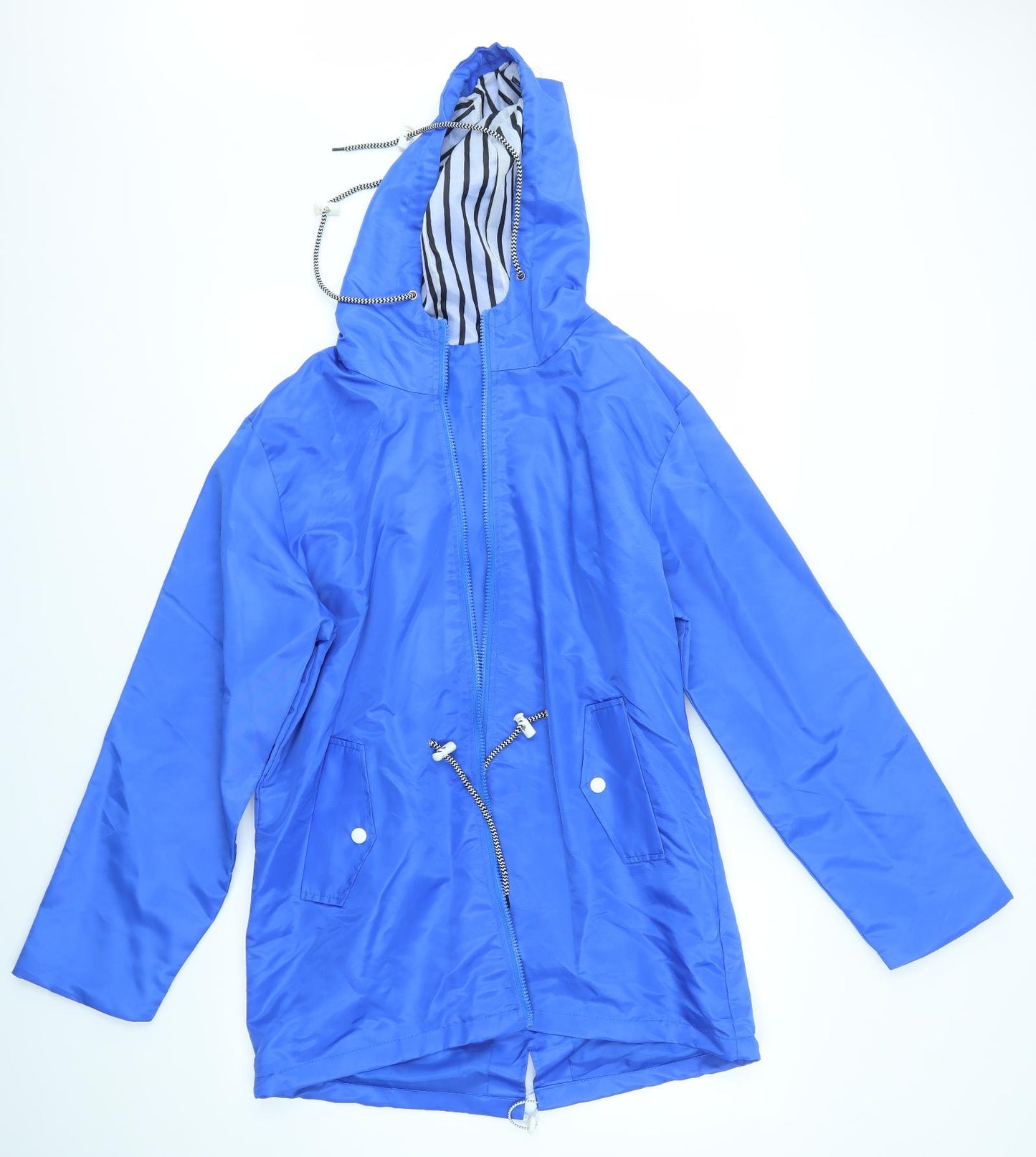 Preworn Womens Blue   Overcoat Coat Size 3XL