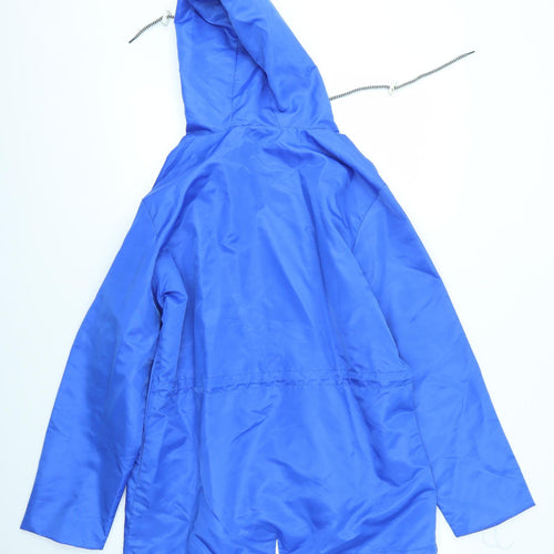Preworn Womens Blue   Overcoat Coat Size 3XL