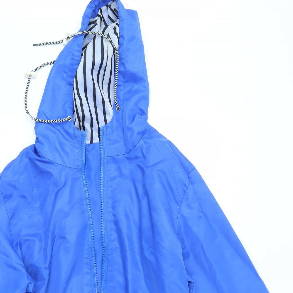 Preworn Womens Blue   Overcoat Coat Size 3XL