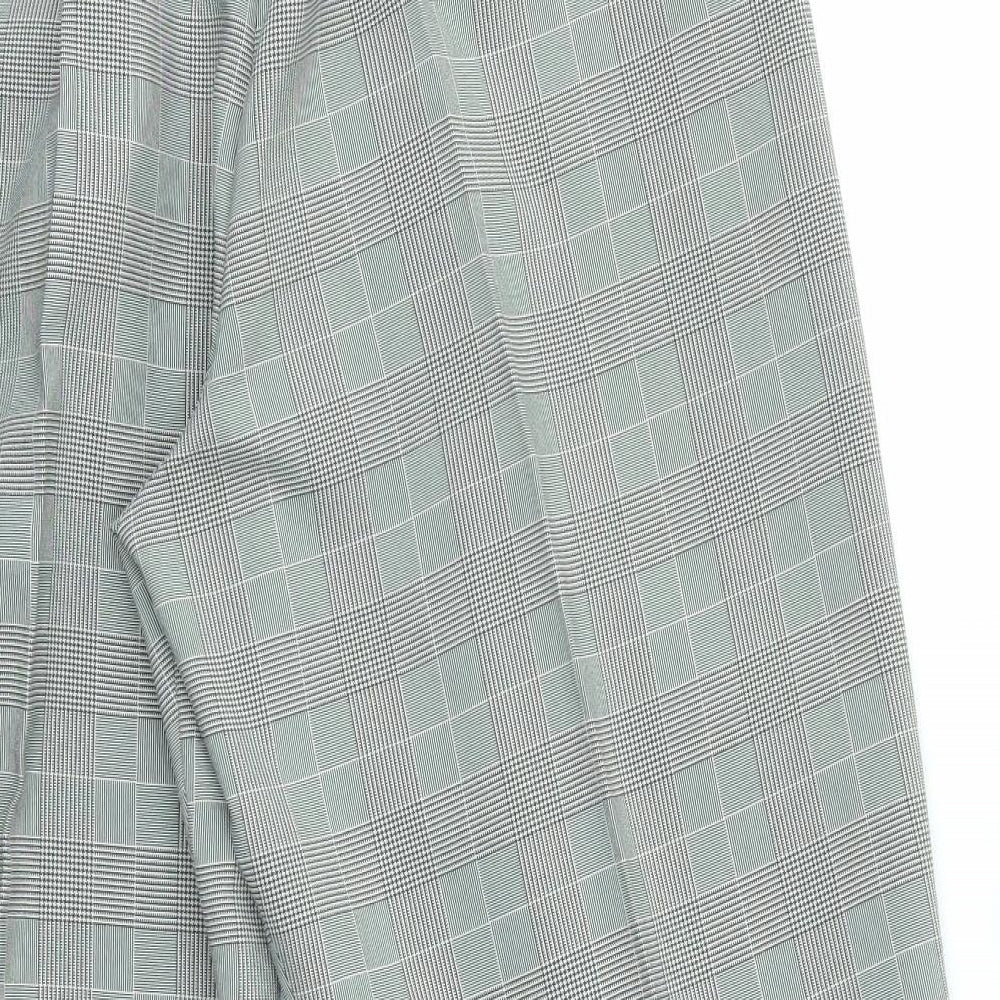 Classics Womens Grey Check  Dress Pants Trousers Size 20 L30 in