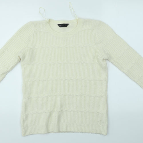 Dorothy Perkins Womens Ivory   Pullover Jumper Size 10