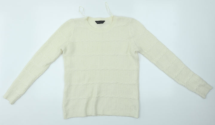 Dorothy Perkins Womens Ivory Pullover Jumper Size 10