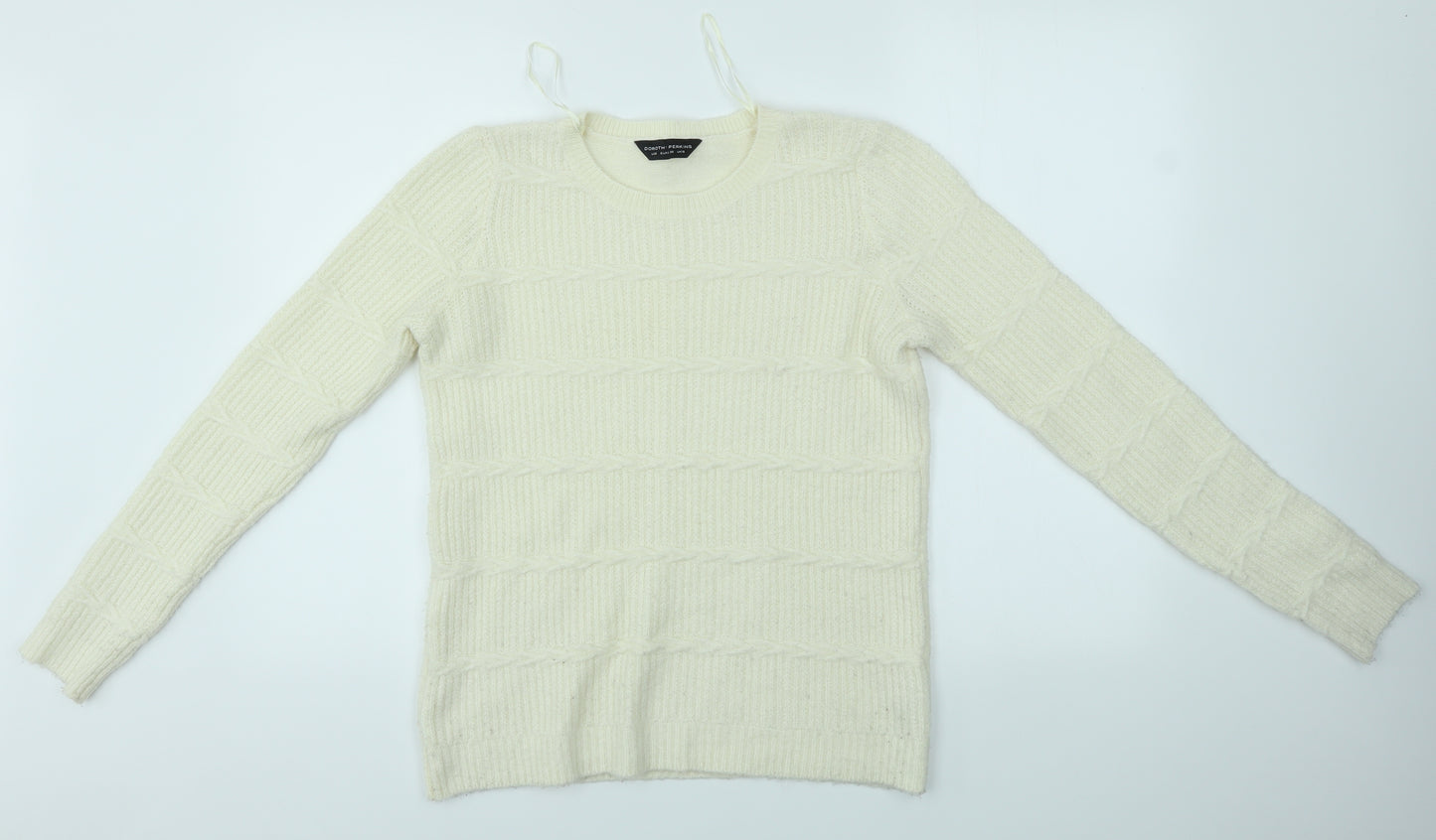 Dorothy Perkins Womens Ivory   Pullover Jumper Size 10
