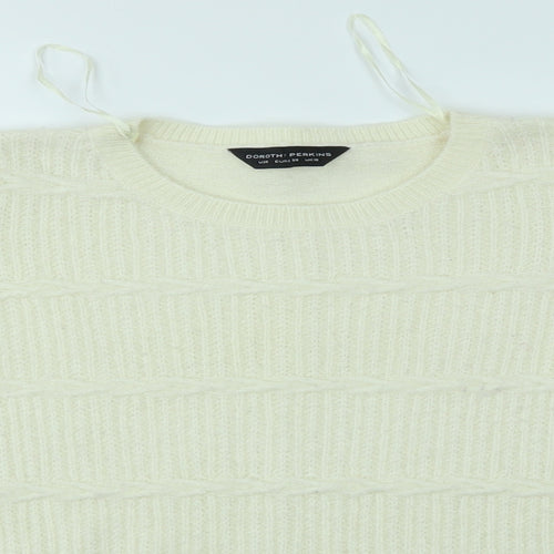 Dorothy Perkins Womens Ivory   Pullover Jumper Size 10