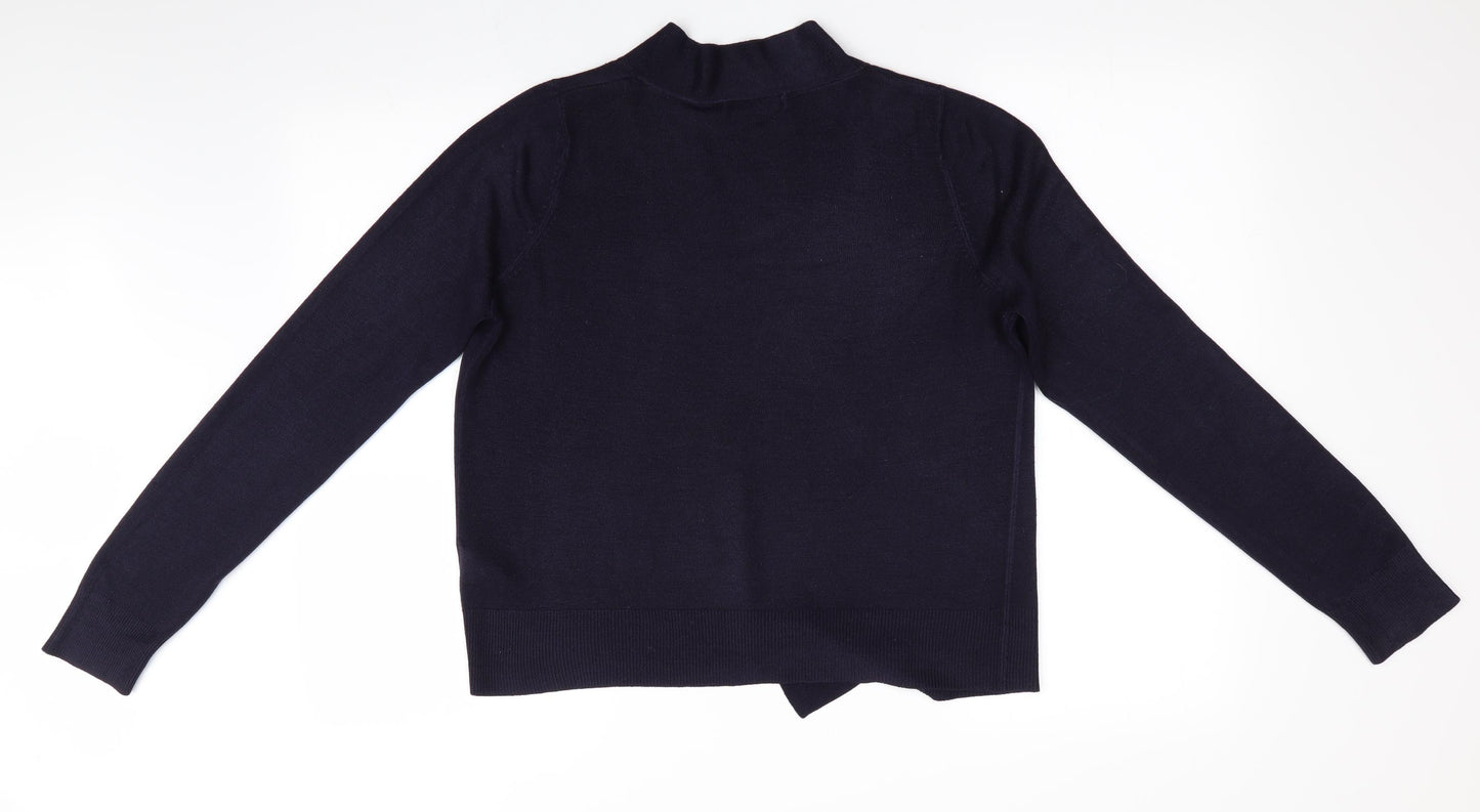 Marks and Spencer Womens Blue   Cardigan Jumper Size 14