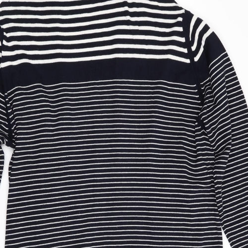 CC Womens Blue Striped  Cardigan Jumper Size L  - Waterfall Cardigan