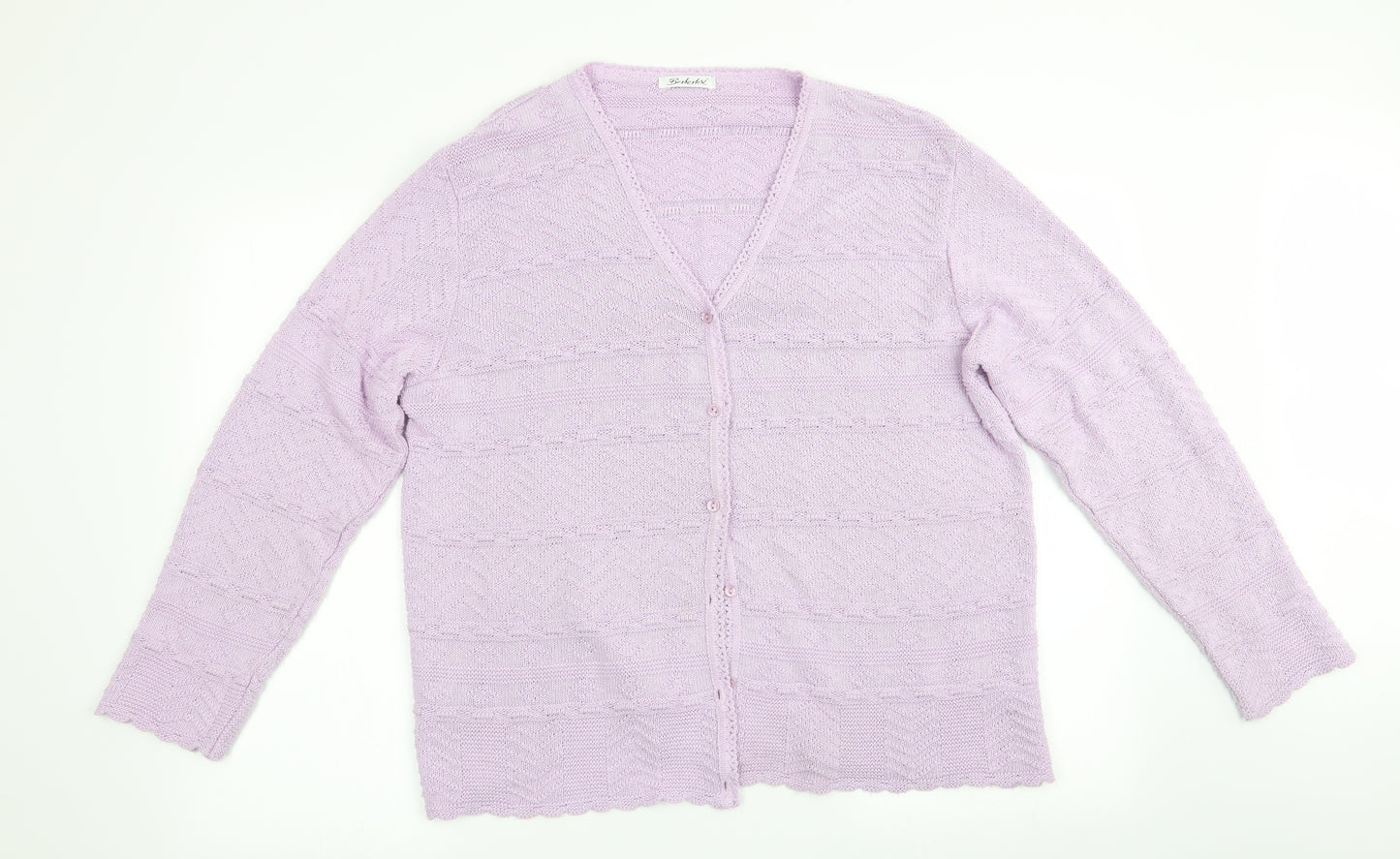 Berketex Womens Purple   Cardigan Jumper Size 18